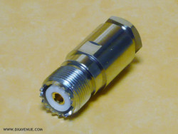 Connecteur UHF femelle Presse-étoupe (PL-259)