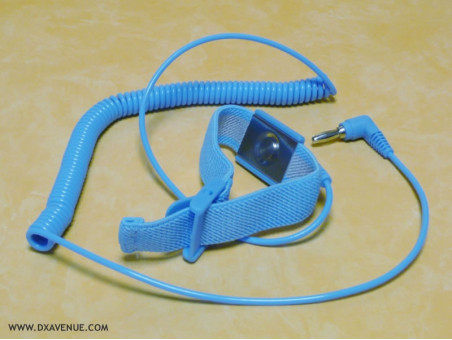 Bracelet Antistatique Réglable - Protection Contre L'électricité Statique Pour PC Et électronique - Neuf