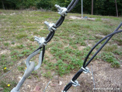 Serre-câble étrier pour câble de haubanage 7,5 mm