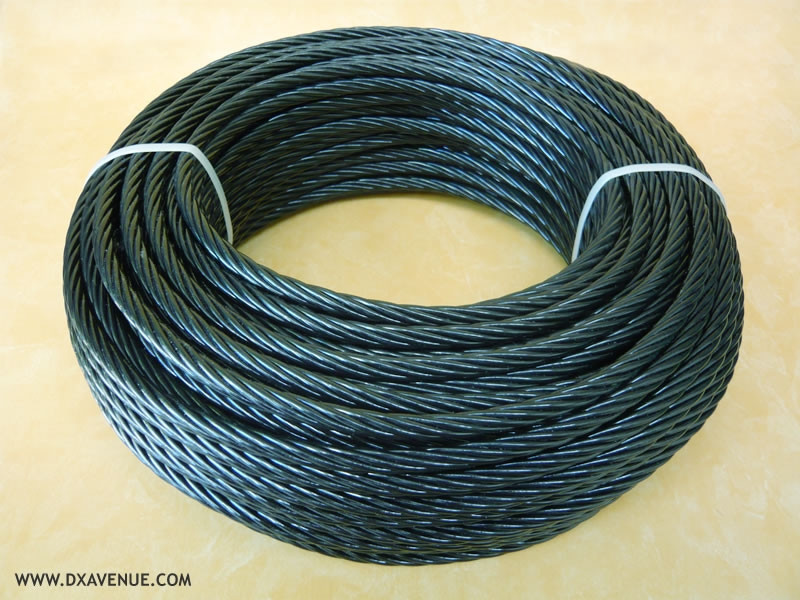 50m câble 7,5 mm isolant pour haubanage pylône 50m câble 7,5 mm isolant pour haubanage pylône