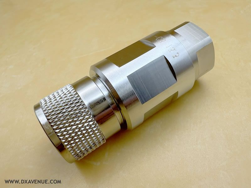 N-Male 1/2" Connector for superflexible coaxial