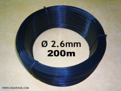200m 2,6mm insulating wire for guying of antennas