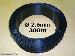 300m 2,6mm insulating wire for guying of antennas
