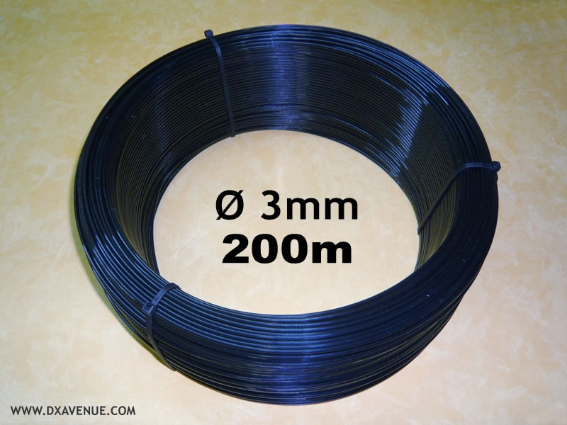 200m 3mm insulating wire for guying of antennas