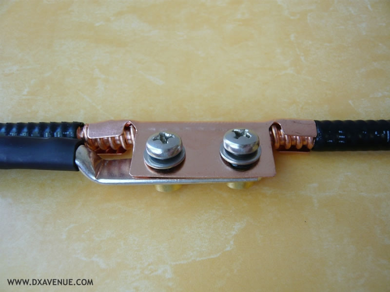 1/4" coax grounding kit