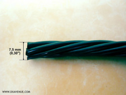 7.5mm insulated mast guying cable